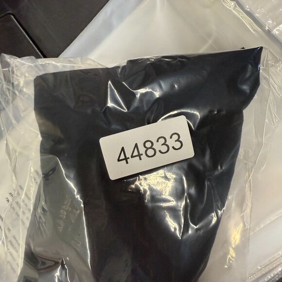 Loft Wrap Dress Women 2 Black Short V-Neck Tasseled Tie Up Sleeveless Cotton - Picture 7 of 7